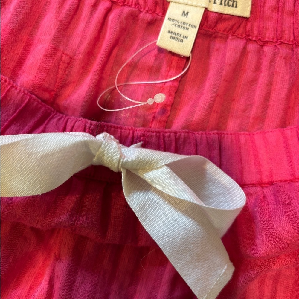 Y2K vintage Abercrombie & Fitch pink Striped Shorts feminine boxer blue lace - Picture 10 of 10